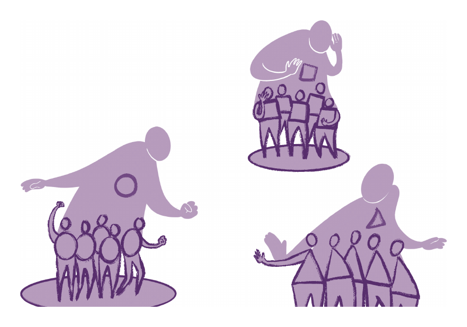 Source illustration for DC 1: Opposed Identities Dominate - Relationships End