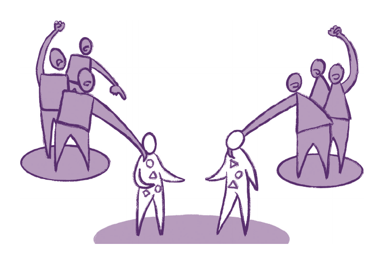 Source illustration for DC 3: Stay With Your Own - Them And Us